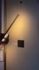 Nordic Wireless Battery Powered Wall Light With Remote Control Minimalist Long Bedroom Bedside Sconce Living Room Corridor Staircase Decorative Wall LampFast shipping