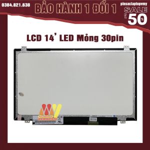 Màn hình cho laptop 14 inch led mỏng slim 30 pin HD - FULL HD - Dùng cho HP dell lenovo Asus acer
