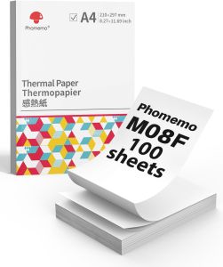 Phomemo A4 Thermal Paper For M08F Portable Printer