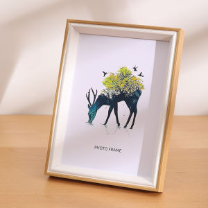 Wooden Photo Frame Nordic Minimalist High-end Style Photo Wall Art Studio Decoration Frame