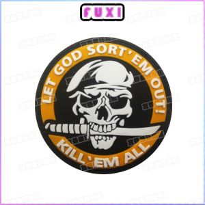 PVC Velcro Armband Exquisite Embroidered Badge Backpack Seal Morale Medal Clothing Patch