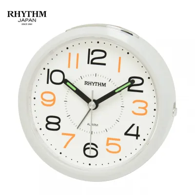 Đồng hồ báo thức Rhythm CRE312NR03 – KT: 10.3 x 10.0 x 6.0cm. Dùng Pin