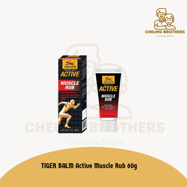TIGER BALM Active Muscle Rub 60g | Lazada