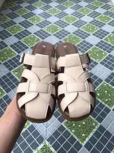 Dép dọ dạng sục phối khóa bản to. sandal chiến binh siêu cá tính chất da dày dặn.