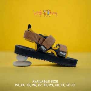 Sandal Gunung Travelling Anak Laki-Laki dan Perempuan Sandal Selop Anak Anti Slip BestBond Yellow