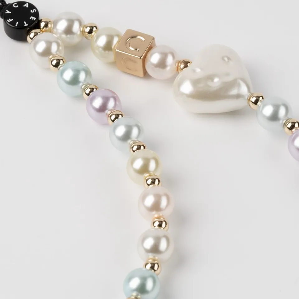 CASETiFY Pearl Phone Strap Charm - Universal Phone Lanyard