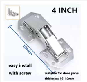 Cabinet Hinges Hydraulic Soft Close 2PCS/SET 90 Degree Concealed Hinges Cabinet Cupboard Door Bridge