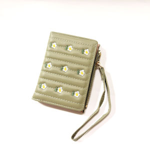 Hot Selling New Korean Version Cute Flower Zipper Multi-function Coin Purse for Women