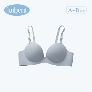 KOBENI BRA เสื้อชั้นใน ยกทรงสตรี บราไร้โครง เสื้อในไร้ขอบ ฟองหนา เสื้อในดันทรง ไร้ขอบ เก็บทรงสวย