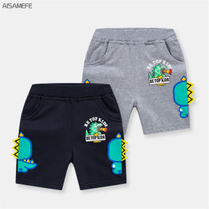 AISAMEFE Summer Boys Short Pants Cartoon 3D Dinosaur Pattern Leggings Casual Fashion Style Trousers Cotton 3-7Y Kids Clothes