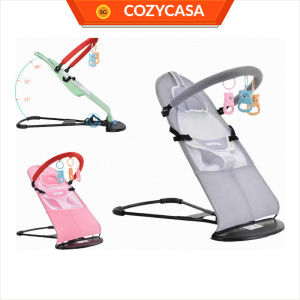 【COZYCASA】Adjustable Baby Rocking Chair|InfantCradle with BreathableMesh&Reclining Backrest