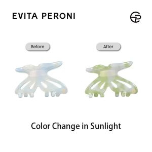 EVITA PERONI | "Butterfly and Shadow" Series Rosemary Mini Claw Clip | Female | Klip Rahang | Hair Accessories