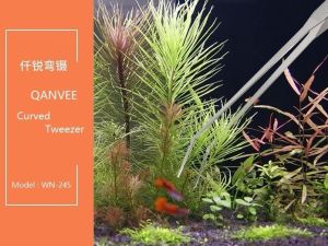 QANVEE SCISSOR TWEEZER STAINLESS STEEL AQUARIUM ACCESSORIES