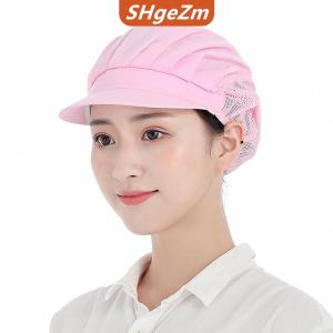 [COD] SHgeZm Đầu bếp Hat chống bụi hội thảo phục vụ hat nhà máy thực phẩm làm việc hat căng tin làm việc hat