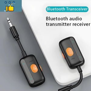 2 IN 1 Bluetooth 5.4 Audio Receiver Transmitter 3.5MM AUX Stereo Music Wireless Adapter With Mic For Headphone Car TV PC