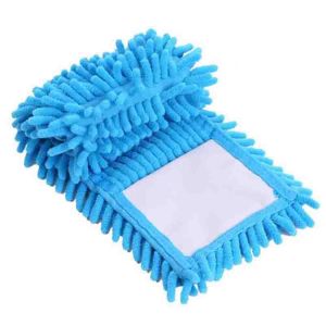 LIANG Dust Removal Flat Mop Water Absorption Household Mop Head Cloth Microfiber Floor Cleaner Dust Cleaning Pad