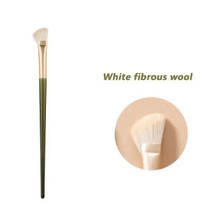 Half Scalloped Nose Shadow Brush Slant Head Scalloped Contour Highlighting Brush * 半扇形鼻影刷化妆刷镰刀形斜头小扇形阴影鼻梁修饰高光晕染刷