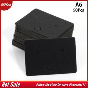 【COD】🔥🔥🔥 50pcs Round Cardboard Earring Display Cards Blank Kraft Paper Jewelry Hanging Tags For Earring Ear Studs Selling Packaging