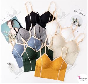 Women Tank Tops & Backless Push Up Wireless Bra S668
