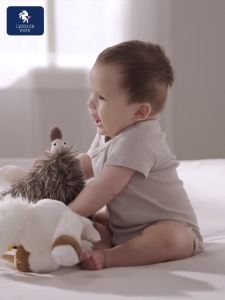 《带娃神器》英国EVOCELER毛绒玩具刺猬玩偶安抚哄睡可洗可咬新生宝宝娃娃公仔