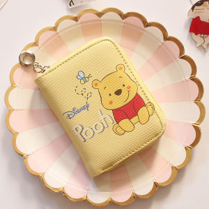 Ready Stock💕Winnie The Pooh Kartun Wallet 维尼熊少女钱包 Winnie The Pooh Kecil Kartun Segar Cute Cute Kecil Dompet Pendek Duit Syiling Zip purse 小熊维尼钱包 短款 拉链零钱包winnie Pooh Pendek Zip Coin Purse