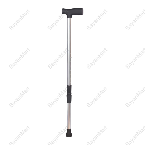 BayanMart Tungkod Quad Cane with Chair Adjustable Height for Elderly Foldable Cane Chair