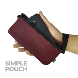 Pouch bag / hand bag / pouch handphone / tempat pensil Simple pria wanita - Poha-A