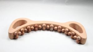 Wooden Trigger Point Massage Brush Wood Therapy Massage Tools Cellulite Reduction for Lymphatic Drainage Body Sculpting Tool