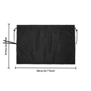 Car window curtains with suction cups UV protection thick black car window shade durable universal side window cover suitable for summer sunshade car cover windshield.