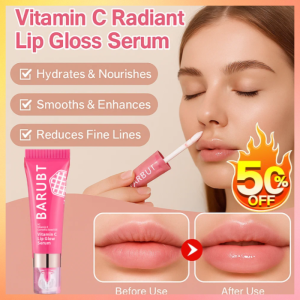 Vitamin C Lip Gloss essence Hydrating and moisturizing reducing lip wrinkles Moisturizing Lip Balm Nourishing Brightening Lip Essence Lighten Dullness Mask Hydrating Lipstick
