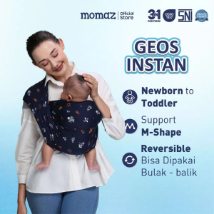 Gendongan Bayi Kaos Geos Samping Momaz 3in1 Astro Navy