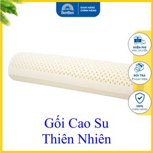 Gối ôm cao su thiên nhiên cao cấp thiết kế các lỗ thoáng khí chống nóng đàn hồi tốt và độ bền cao - benbenshop