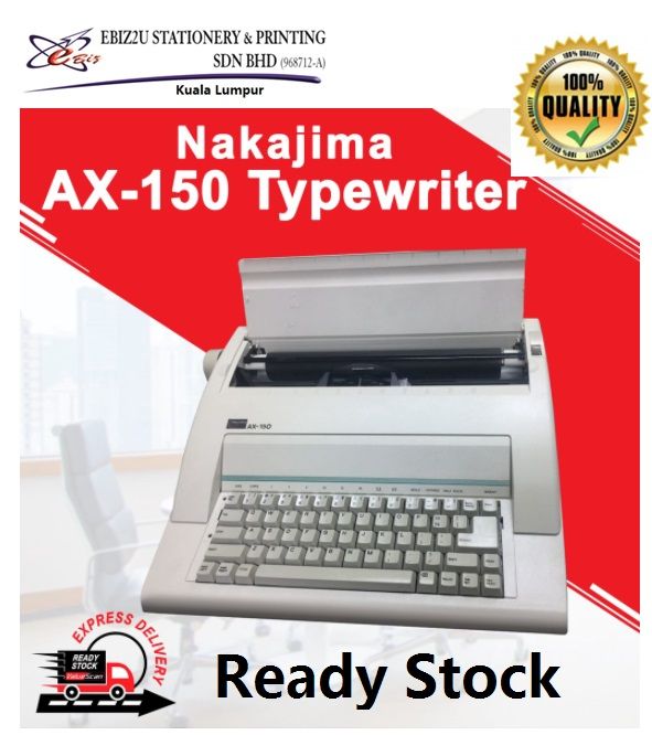 NAKAJIMA Electronic Typewriter AX150 (typewriter, electronic typewriter