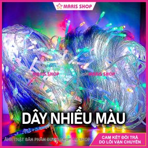 Cuộn LED Dây 100M Nhiều Màu trang trí noel giáng sinh năm mới quán cafe trang trí hang đá Tết Đèn LED Trang Trí