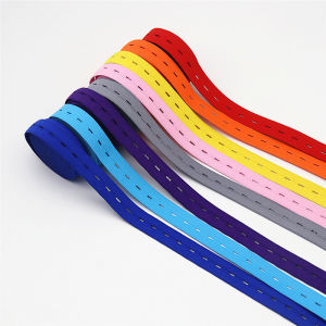 1meter Flat Elastic Band Perforated Elastic Band Suitable for Diaper Maternity Dress Craft Sewing Accessories 1M
