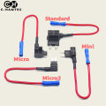 Fuse Tap Standard ฟิวส์แท็ปสแตนดาร์ด ชุดต่อพ่วงอุปกรณ์ไฟฟ้ารถผ่านกล่องฟิวส์ ต่อกล้องภายในรถ ต่อ GPSในรถ. 