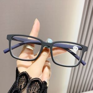 +100 to +400 Anti-blue Light Reading Glasses Colorful Frame Hyperopia Glasses Fashion Glasses Frame Elderly Long Sighted Glasses