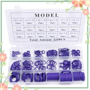 Green sea lazlook ชุด R134a โอริงสำหรับรถยนต์ 225ชิ้นพร้อมกล่องสำหรับใส่เครื่องปรับอากาศ