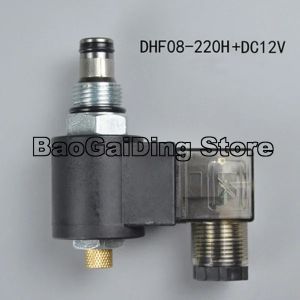 2 Position 2 Way Normally Closed Hydraulic Threaded Cartridge Solenoid Valve SV08-20M DHF08-220H(LSV08-2NCPM DC12V AC220V DC24V