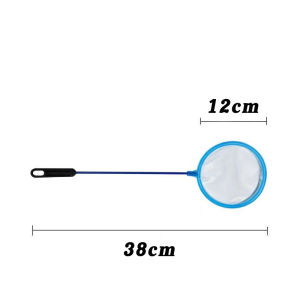 กระชอนตักปลา ที่ตักปลา ทรงกลม กระชอนปลากัด สําหรับตู้ปลา มี 3 ขนาด สีส่งแบบสุ่ม