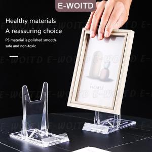 ซื้อ 1 ชิ้นลด 10 บาท ขาตั้งโชว์แบบใสที่ยึดจานพลาสติกใสปรับได้ขาตั้งกรอบรูปราวแขวนสำหรับงานแต่งงานวันเกิดของตกแต่งบ้าน