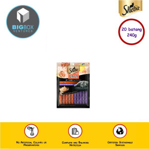Sheba Melty Mega Pack Melty Creamy Cat Stick 12g X 20 cat wet food makanan kucing