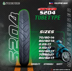 POWER TIRE SPEED S204 6 PLY RATING - ON ROAD SINGLE "TIRE SIZE 1417" (RAIDERWAVESMASHMIOCLICKBEATGEAR)