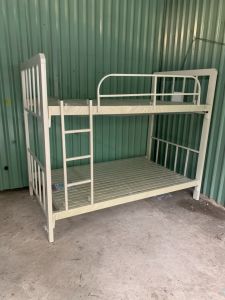 Giường tầng lệch trên 1m4 dưới 1m6 hộp vuông 4x8 sắt sơn tĩnh điện chống gỉ bền đẹp HCM/BD