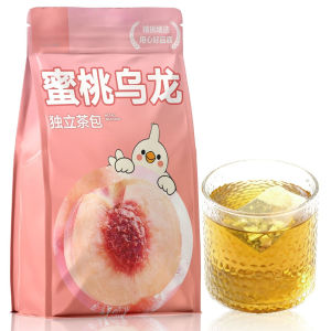 น้ำผึ้งพีชอูหลงชาร้อนและเย็นคู่ชงชาอิสระถุง 250 กรัม 500 กรัม    蜜桃乌龙茶