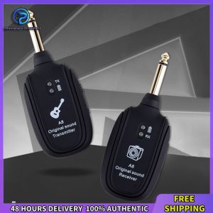 Winnereco Compact UHF Wireless Guitar System with High Sensitivity Pickup and Easy Setup