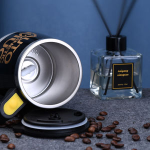 JINGKE Coffee Blender New Automatic Stirring Cup Magnetic Stirring Stainless Steel Coffee Milk Stirring Cup Stirrer Smart Stirrer Thermos Cup