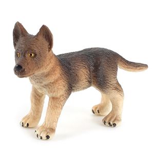 HOTOMI Mini Realistic Miniature Simulation Dog Home Decor Puppy Figures Dog Figurine Animal Model Children Educational Toys Micro Landscape