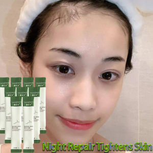 Spot 20 sticks Brightening skin mask Lazy Mask sleeping facial mask No need to wash help face Moisture skin whitening Shrink pores Sleeping Frozen