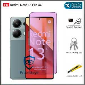 Tempered Glass Blue Light Xiaomi Redmi Note 13 PRO 4G 13 5G 13 PRO 5G 13 4G 8 / 8 PRO Anti Radiasi UV Blue Ray